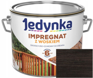 Jedynka Impregnat Drewna Z Woskiem Heban 2.5l