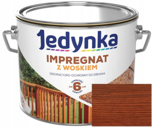 Jedynka Impregnat Drewna Z Woskiem Mahoń 2.5l