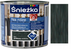 Śnieżka Emalia Na Rdzę Młotkowy Grafitowy R37 0.2l