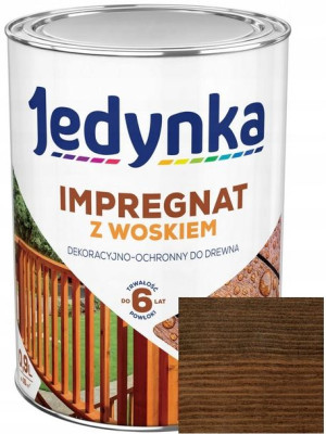 Jedynka Impregnat Drewna Z Woskiem Palisander 0.9l