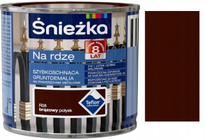 Śnieżka Emalia Na Rdzę Brązowy Połysk R08 0.2l