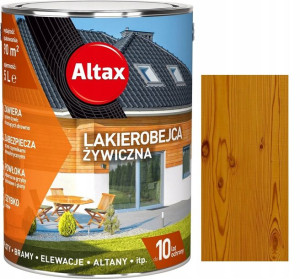 Altax Lakierobejca Żywiczna Do Drewna Kasztan 5l