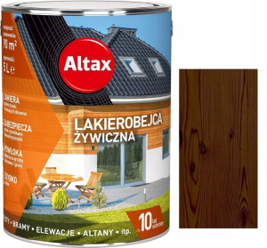 Altax Lakierobejca Żywiczna Drewna Palisander 5l
