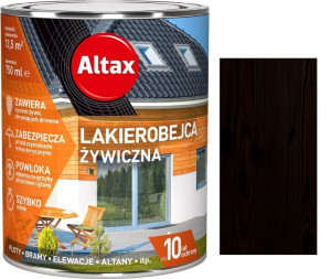 Altax Lakierobejca Żywiczna Do Drewna Heban 0.75l