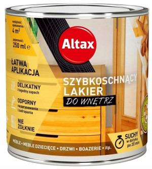 Altax Lakier Do Wnętrz Bezbarwny Połysk 0.25l