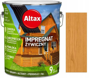 Altax Impregnat Żywiczny Do Drewna Pinia 4.5l