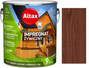 Altax Impregnat Żywiczny Do Drewna Orzech 9l
