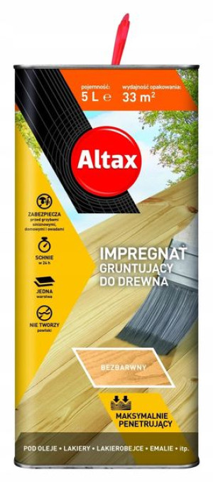 Altax Impregnat Do Drewna Gruntujący Penetrin 5l