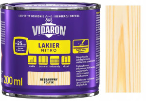 Vidaron Lakier Nitro Bezbarwny Połysk 0.2l