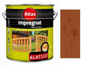 Altax Impregnat Dekoracyjny Do Drewna Mahoń 9l
