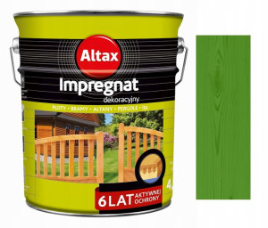 Altax Impregnat Dekoracyjny Do Drewna Zielony 4.5l