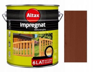Altax Impregnat Dekoracyjny Do Drewna Brąz 9l
