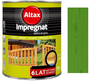 Altax Impregnat Dekoracyjny Do Drewna Zielony 0.75
