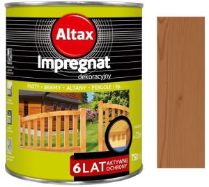 Altax Impregnat Dekoracyjny Do Drewna Kasztan 0.75