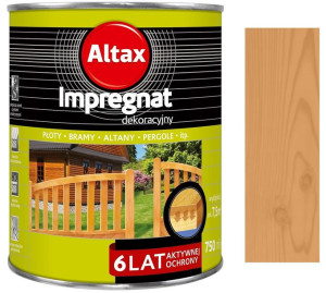 Altax Impregnat Dekoracyjny Do Drewna Dąb 0.75l