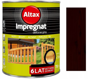 Altax Impregnat Dekoracyjny Do Drewna Heban 0.75l