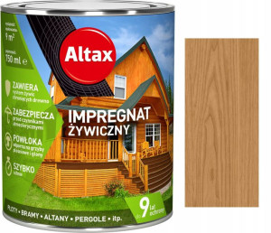 Altax Impregnat Żywiczny Do Drewna Brąz 0.75l