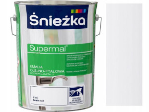 Śnieżka Emalia Olejno-ftalowa 5l Biały Mat F100