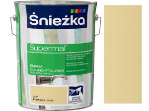 Śnieżka Emalia Olejno-ftalowa 5l Kremowy F575