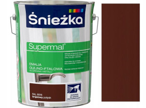 Śnieżka Emalia Olejno-ftalowa 5l Brąz 8016