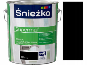 Śnieżka Emalia Olejno-ftalowa 10l Czarny Mat F105
