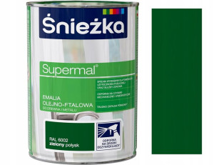Śnieżka Emalia Olejno-ftalowa 0.8l Zielony 6002