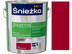 Śnieżka Emalia Olejno-ftalowa 10l Czerwony F590