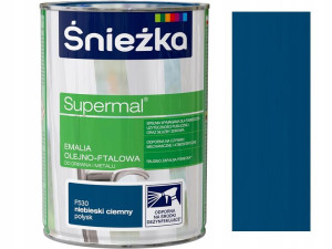Śnieżka Olejno-ftal.0.8l Niebieski Ciemny F530