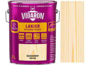 Vidaron Lakier Zewnętrzny Bezbarwny Połysk 5l