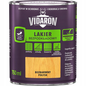 Vidaron Lakier Bezpodkładowy Bezbarwny Połysk 0.75