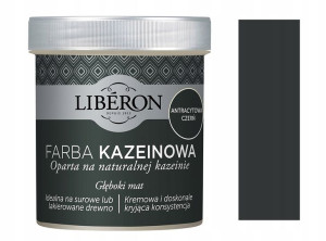 Farba Kazeinowa Liberon V33 Antracytowa Czerń 0.5l