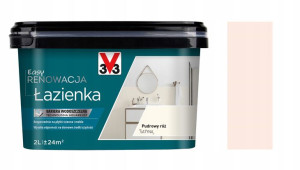 Farba V33 Easy Renowacja Łazienka Pudrowy Róż 2l