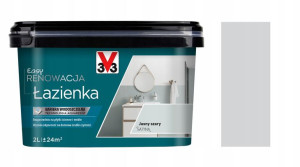 Farba V33 Easy Renowacja Łazienka Jasny Szary 2l