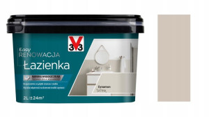 Farba V33 Easy Renowacja Łazienka Cynamon 2l