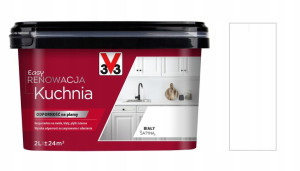 Farba V33 Easy Renowacja Kuchnia Biały 2l