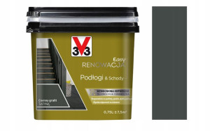 V33 Easy Renowacja Podłogi Ciemny Grafit 0.75l
