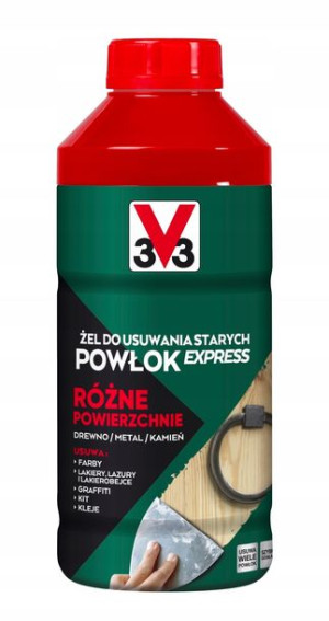 V33 Żel Expres Do Usuwania Starych Powłok 1l