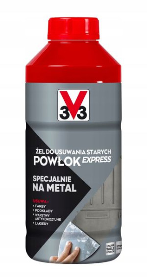 V33 Żel Do Usuwania Starych Farb Z Metalu 1l