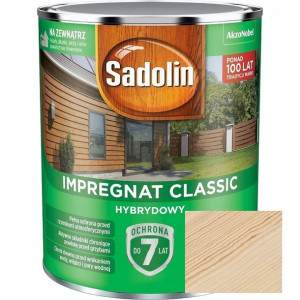Sadolin Impregnat Clasic Hybrydowy Bezbarwny 0.75l
