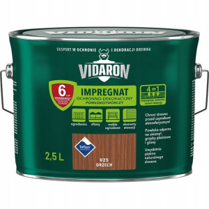 Vidaron Impregnat Powłokotwórczy V25 Orzech 2,5l