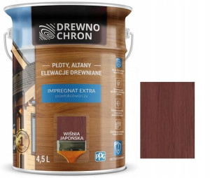 Drewnochron Impregnat Extra Wiśnia Japońska 4,5l