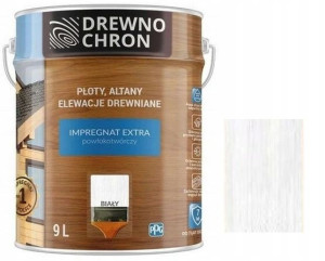 Drewnochron Impregnat Extra Biały 9l