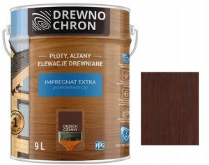 Drewnochron Impregnat Extra Orzech Ciemny 9l