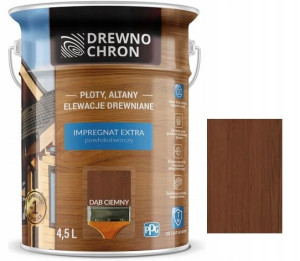Drewnochron Impregnat Extra Dąb Ciemny 4,5l