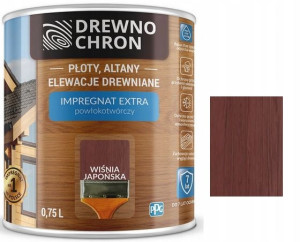 Drewnochron Impregnat Extra Wiśnia Japońska 0,75l