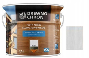 Drewnochron Impregnat Extra Biały 2.5l