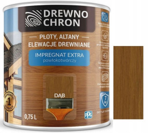 Drewnochron Impregnat Extra Dąb 0,75l