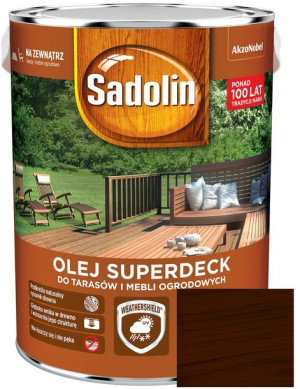 Sadolin Olej Superdeck Do Tarasów Palisander 5l