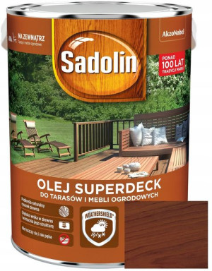 Sadolin Olej Superdeck Do Tarasów Tek 5l