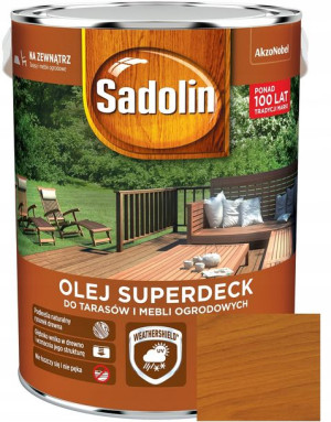 Sadolin Olej Superdeck Do Tarasów Dąb 5l
